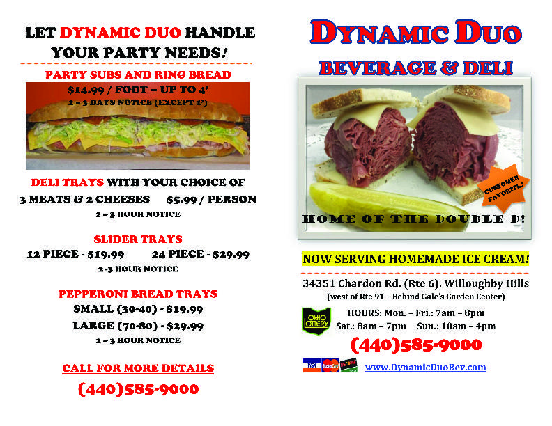 Dynamic Duo Beverage & Deli Pizza Shop Ham And Cheese Sub